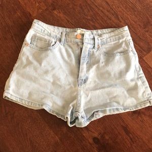 Forever 21 Jean Shorts, Light Blue, Size 26